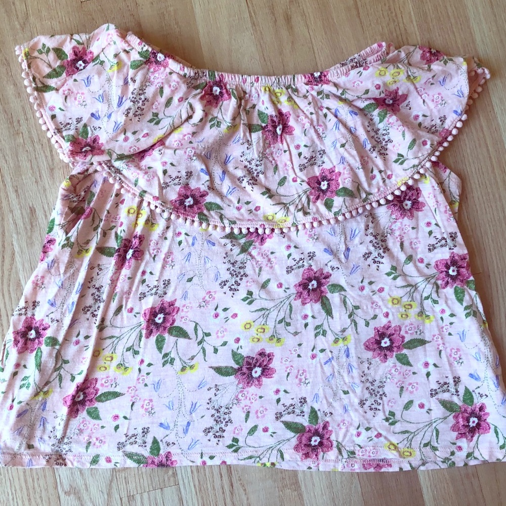 Old Navy Pink Shirt with Flowers